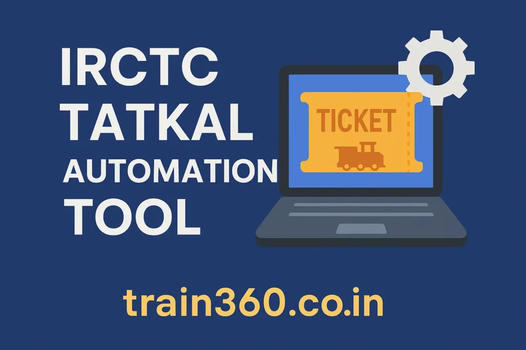 IRCTC Tatkal Automation Tool